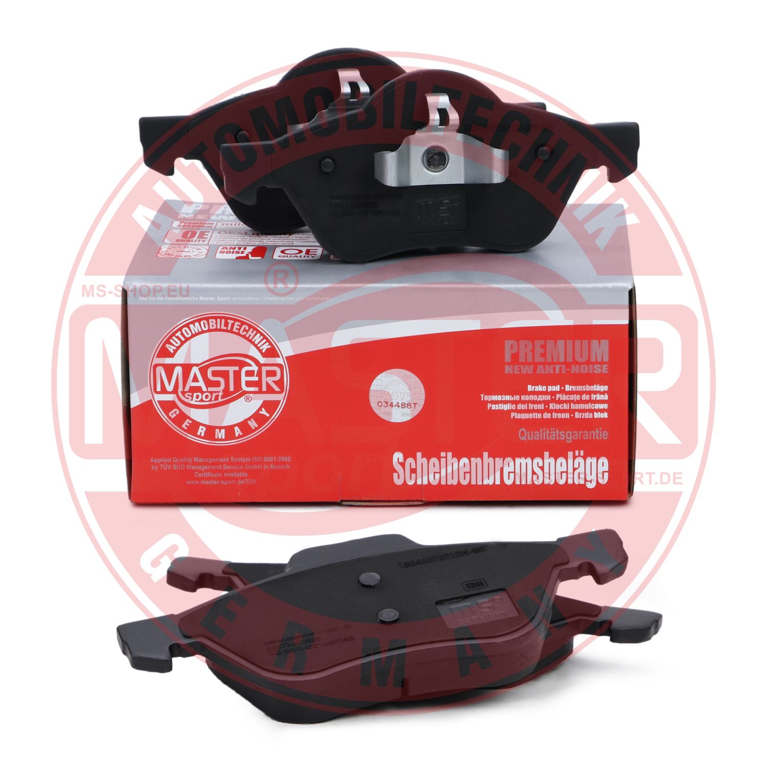 Placute frana MASTERSPORT GERMANY 13046072212N-SET-MS